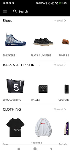 BlxckGlam - Shop Fashion Items Screen 2