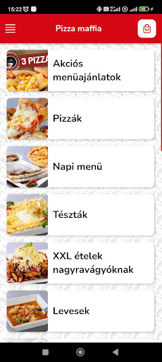 Android application Pizza Maffia screenshort