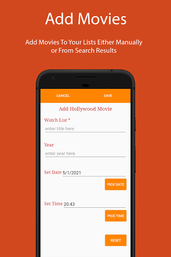 Android application Online Movie TV Database screenshort