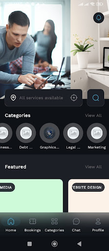 Android application Start Group screenshort