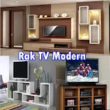 Modern TV shelf icon