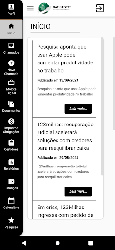 Android application Batistote Contábeis screenshort