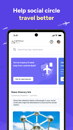 Android application GetSetYo screenshort