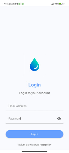 Android application Air Bira Berdaya screenshort