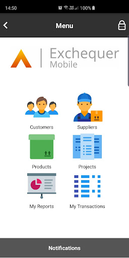 Exchequer Mobile Screen 3
