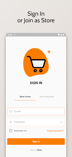 SHOPWebo - Store Manager App Screen 3