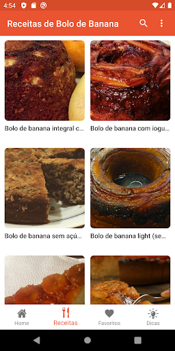 Receitas de Bolo de Banana (MA Screen 2