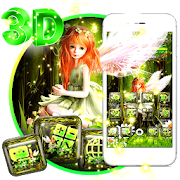 Beautiful Green Forest Fairy Theme 1.1.2 Icon