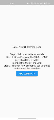 Android application GHM - Home Automation screenshort