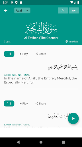 Quran English Screen 2
