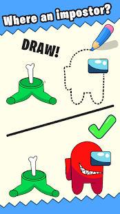 Draw Puzzle Imposter: Draw one part & Brain Teaser 1.13 APK + Mod (Unlimited money) إلى عن على ذكري المظهر