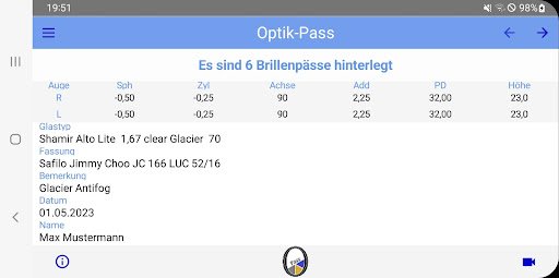 Optik-Pass Screen 3