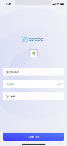 AzDoc Mobile Screen 2