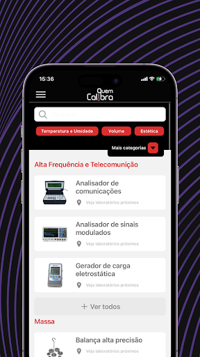 Android application Quem Calibra screenshort