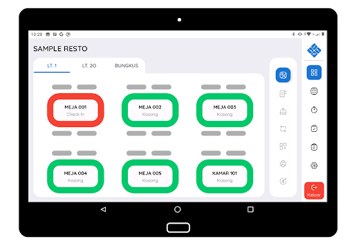 RestoSys - POS Kasir Screen 2