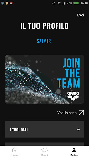 Arena Join the Team Screen 3