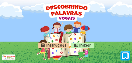 Android application Descobrindo Palavra com Vogais screenshort