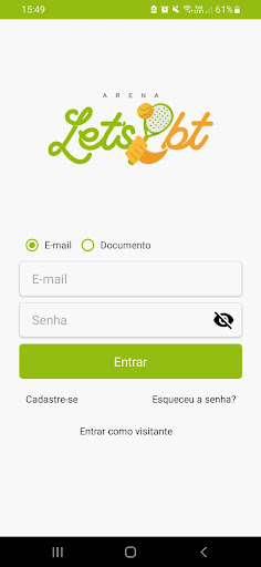 Android application Let's BT screenshort