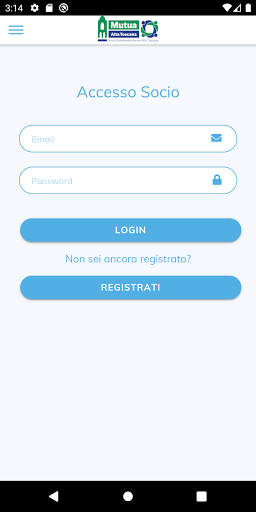 Android application Mutua Alta Toscana screenshort