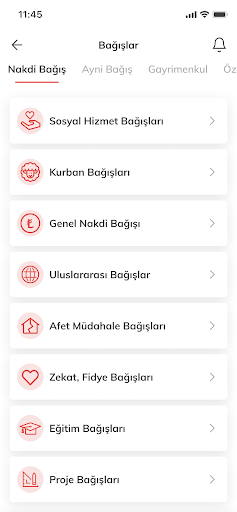 Türk Kızılay Mobil Screen 2