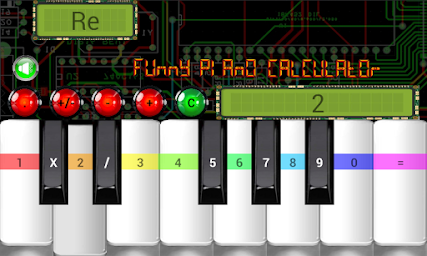 Funny Piano Calculator