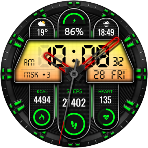 Hybrid LAMPOS WD 04 Watch face Download on Windows