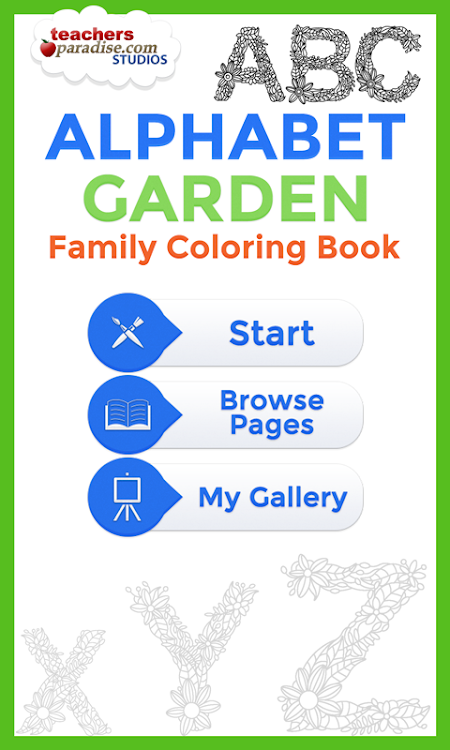 Adult Coloring Books: Alphabet - 9 - (Android)