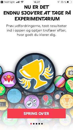 Android application Experimentarium screenshort