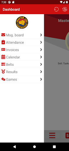 Android application Master Joe Taekwondo screenshort