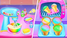 氷 クリーム コーン- カップ ケーキ ゲームのおすすめ画像4