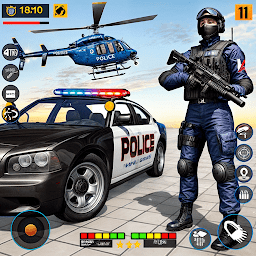 Imagen de icono policía Ops tiros juegos armas