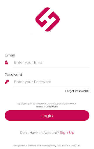 OneHandShake Screen 2