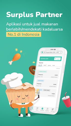 Android application Surplus Partner - Pelaku usaha screenshort