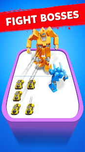 Robot Merge Master: Car Games Screenshot