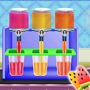 Ice Popsicle Factory: Frozen Ice Cream Maker Game