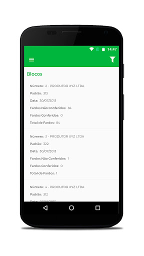 Android application SIAGRI Algodoeira screenshort