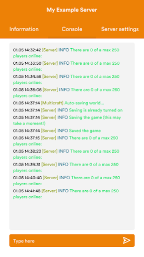 SpigotConsole Screen 3