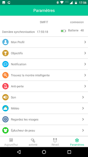 Android application Wee'Plug screenshort