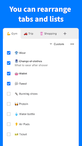 Screenshot of PrepList - Prepare & Remember