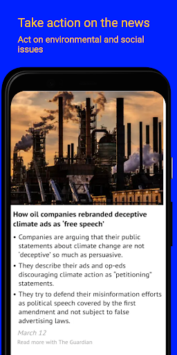 Android application NITL: Take action on the news screenshort