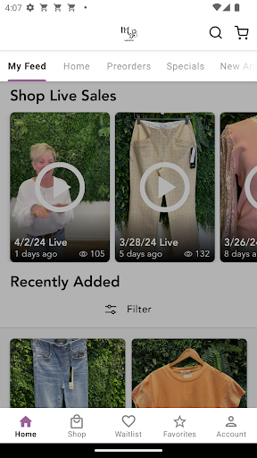 Android application Mainstream Boutique Lancaster screenshort