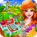 Farm Store Cashier Girl - Cash Register Games icon