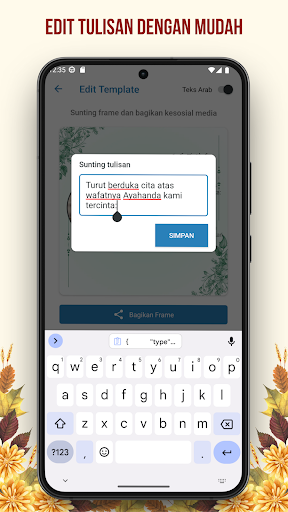 Android application Twibbon Duka Cita screenshort
