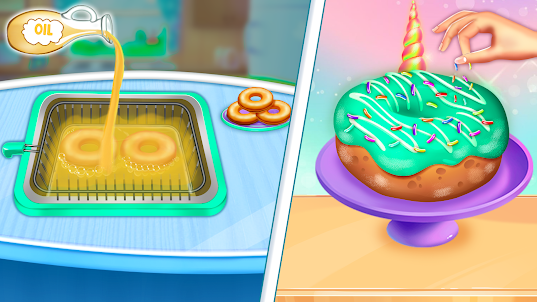 Donut Maker Bake Dessert Games