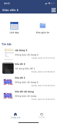 Android application Teli Teacher screenshort