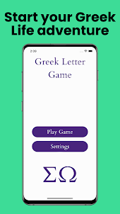 Greek Life: Greek Letter Game