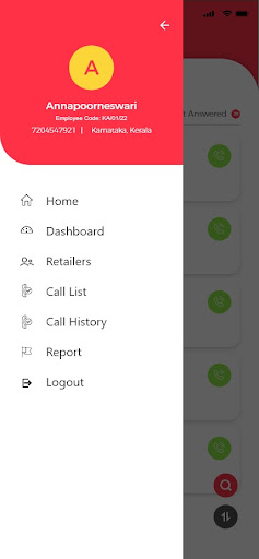 VKC Telecaller Screen 2