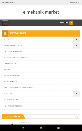 E-Mekanik Market Screen 2