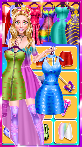 Popstar Girls - Dress up  Makeup