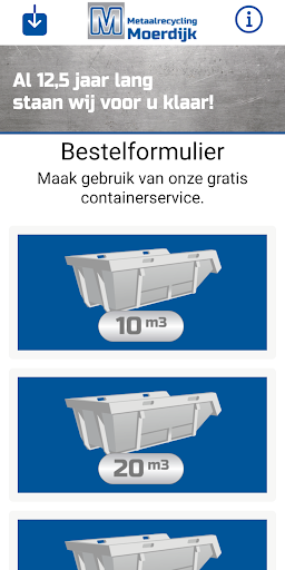 Android application Metaalrecycling Moerdijk screenshort